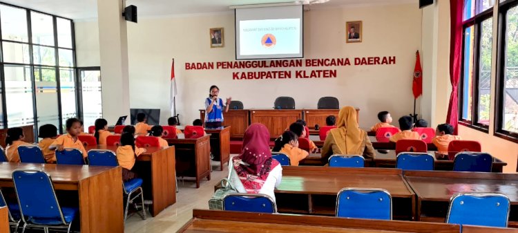 Edukasi Kebencanaan Bagi Siswa/i TK Pertiwi Gemampir, kecamatan Karangnongko