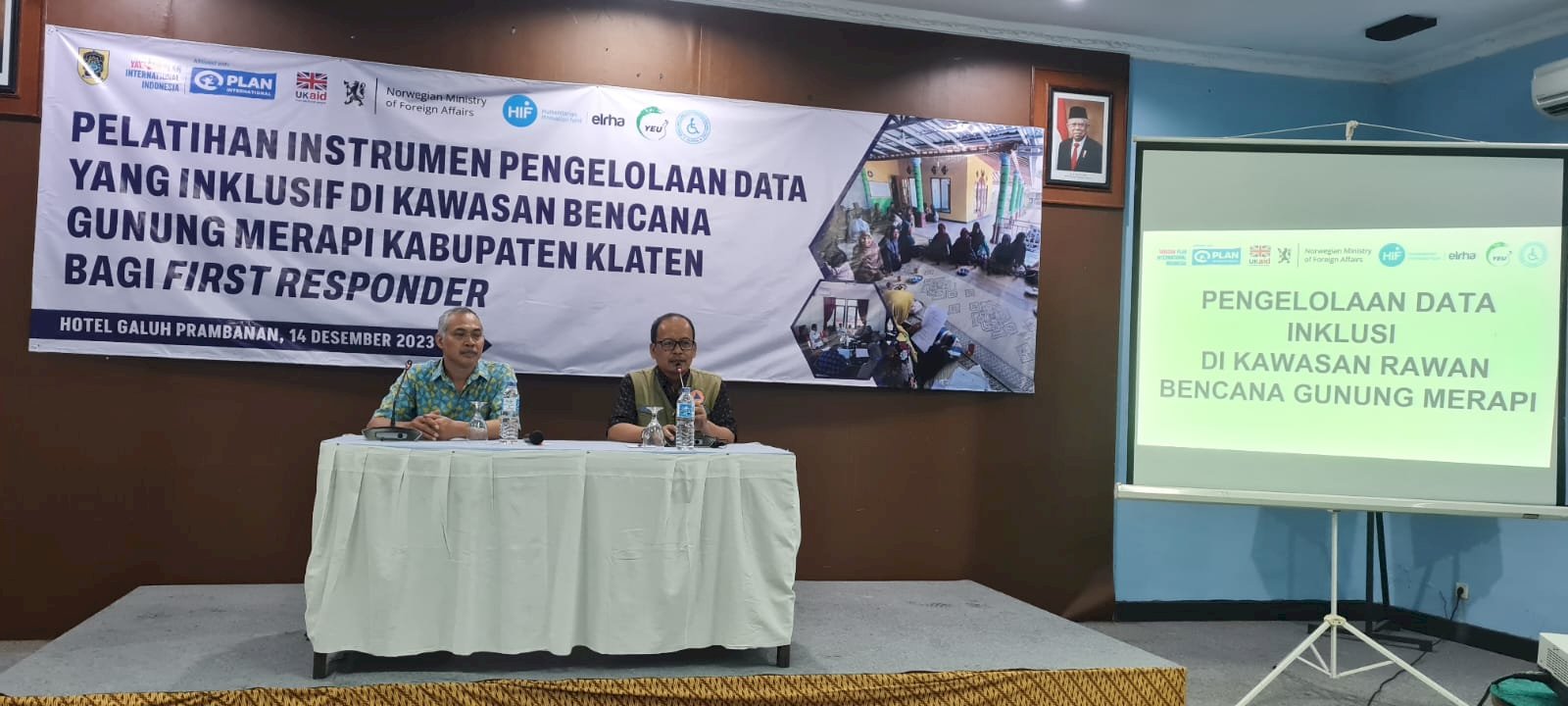 Pelatihan Instrumen Pengelolaan Data Yang Inklusif di Kawasan Bencana Gunung Merapi Kabupaten Klaten Bagi First Responder