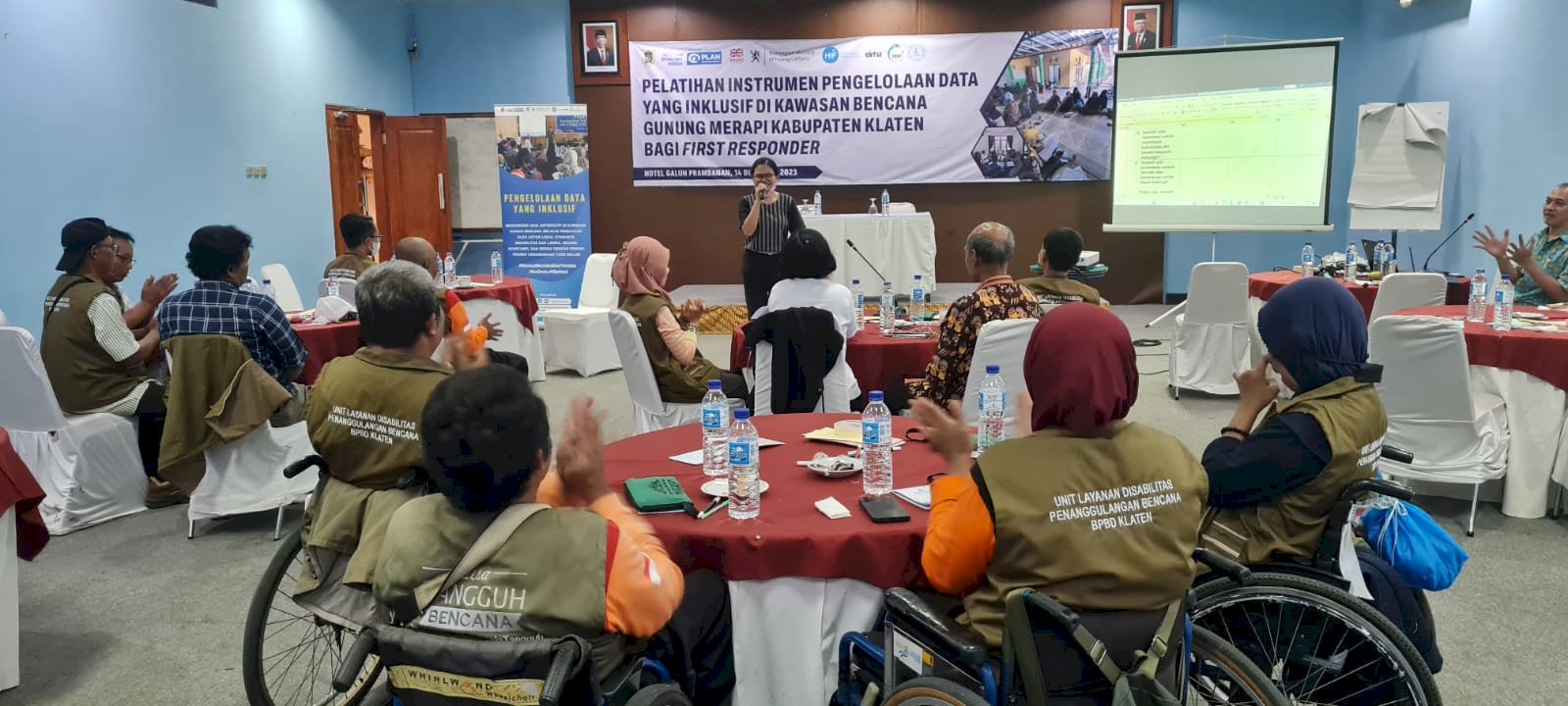 Pelatihan Instrumen Pengelolaan Data Yang Inklusif di Kawasan Bencana Gunung Merapi Kabupaten Klaten Bagi First Responder