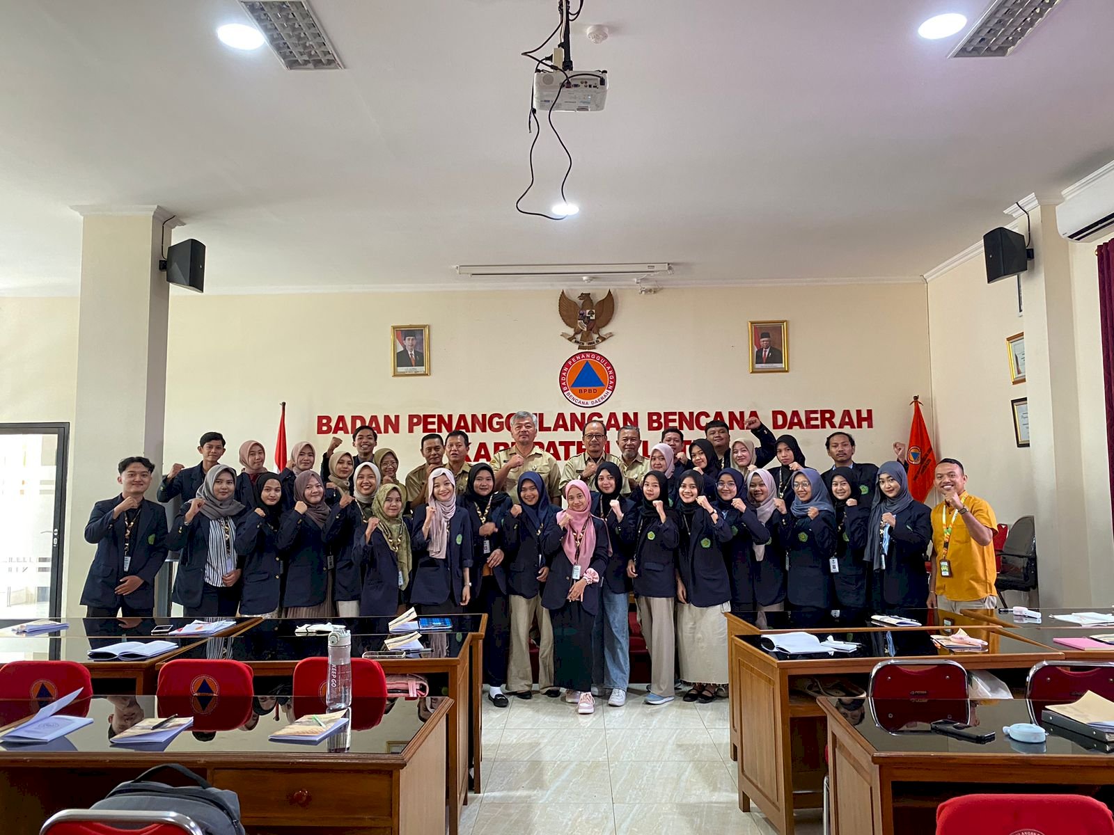 Penerimaan Mahasiswa Magang Periode II UNISA Yogyakarta di BPBD Kabupaten Klaten