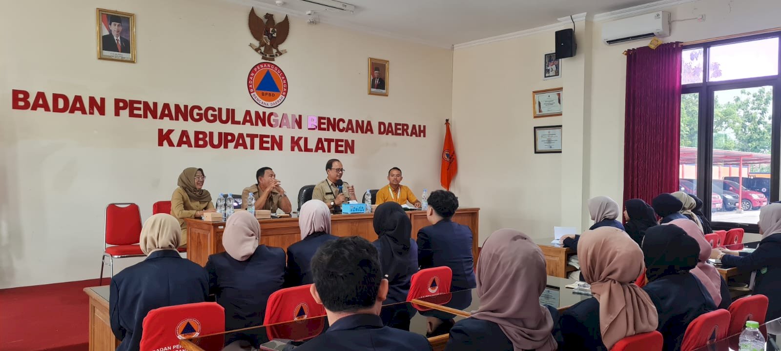 Penerimaan Mahasiswa Magang Periode II UNISA Yogyakarta di BPBD Kabupaten Klaten