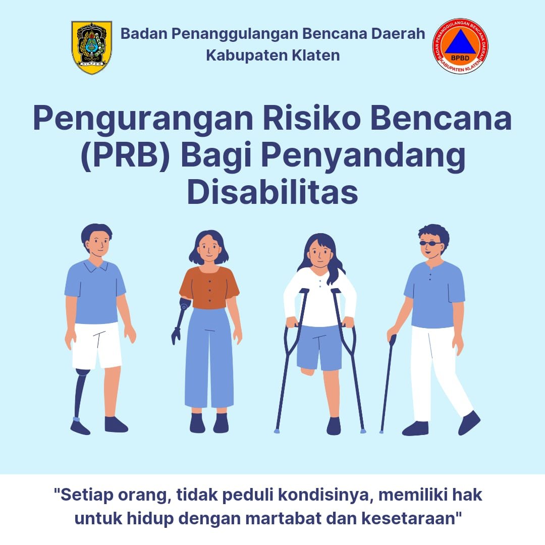Pengurangan Risiko Bencana bagi Penyandang Disabilitas 