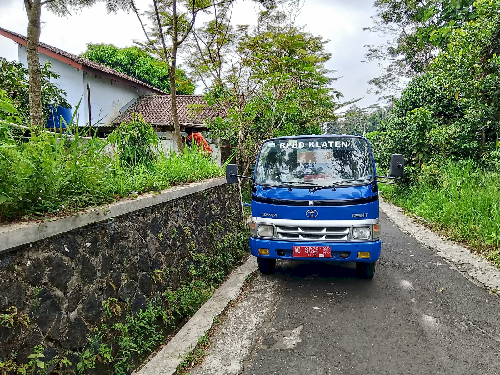 BPBD Kabupaten Klaten Dropping Air Pertama di Musim Kemarau