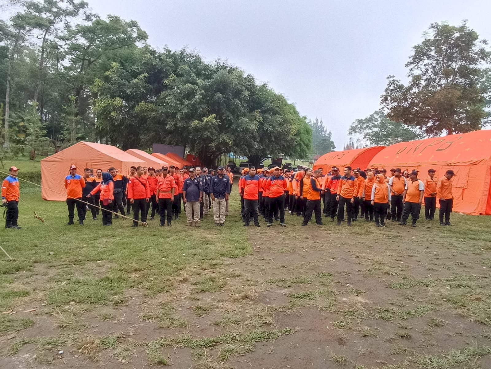 BPBD Klaten Mengikuti Latihan Gabungan TRC/Relawan se-Solo Raya di Tawangmangu