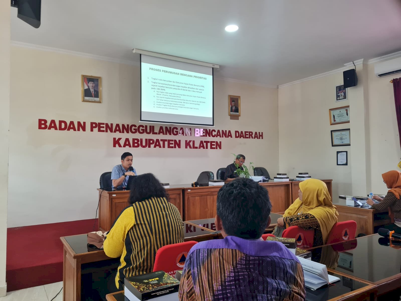 Focus Group Discussion (FGD)  Dokumen Rencana Penanggulangan Bencana Kabupaten Klaten Tahun 2025 - 2030