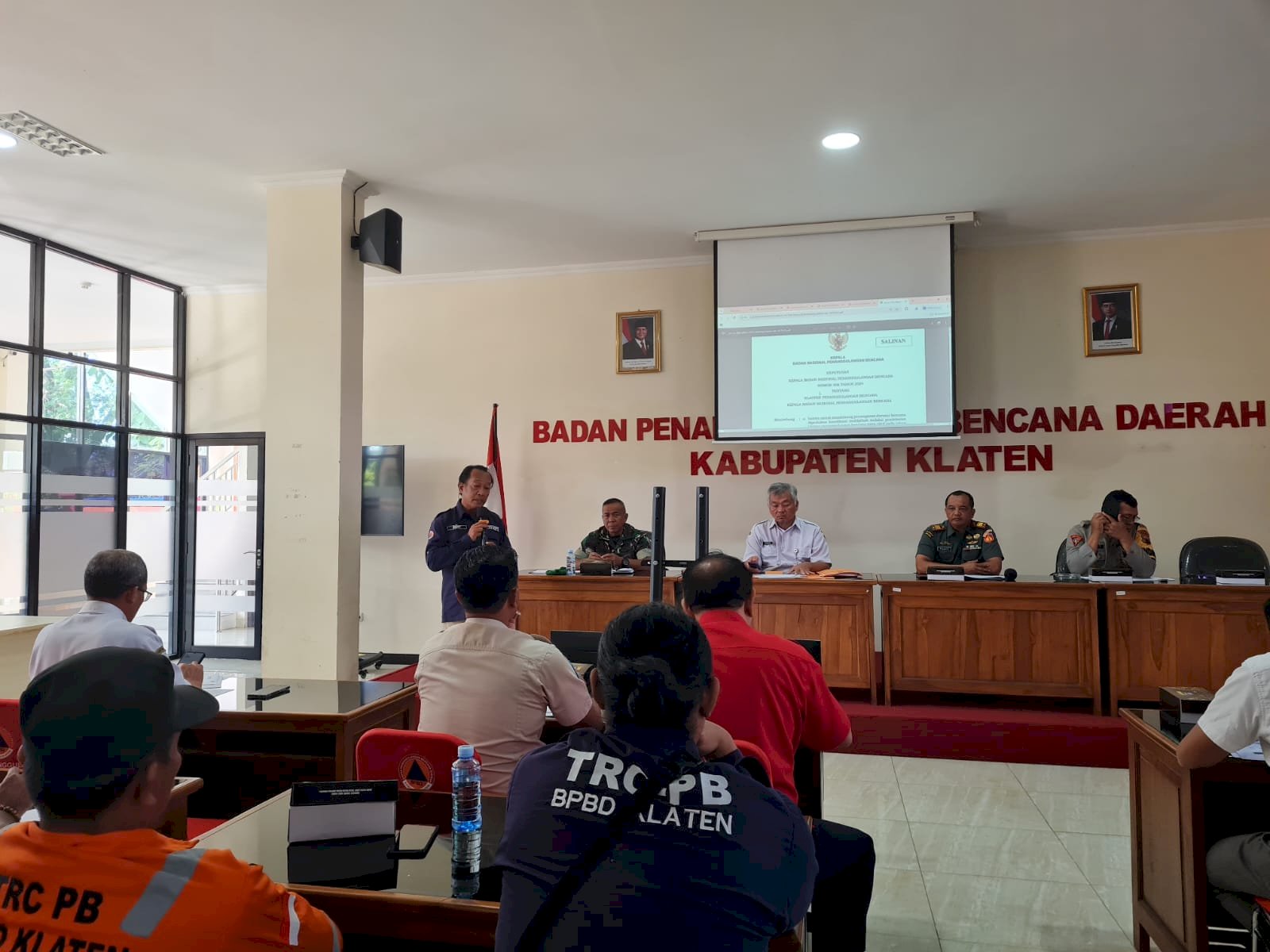 Rapat Koordinasi Pelaksanaan Apel Siaga Hidrometeorologi dan Gelar Peralatan Kebencanaan 