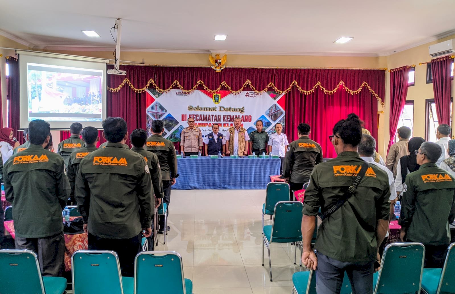 Pengukuhan Relawan Kecamatan Kemalang