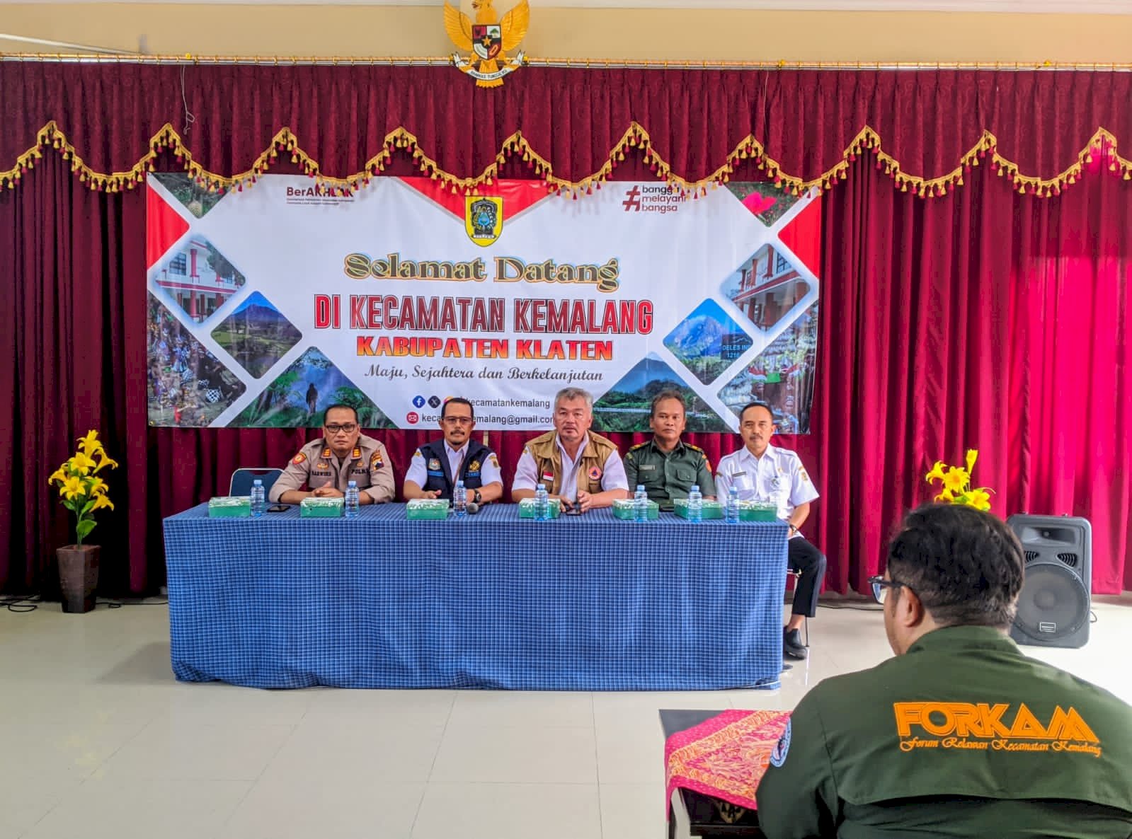 Pengukuhan Relawan Kecamatan Kemalang
