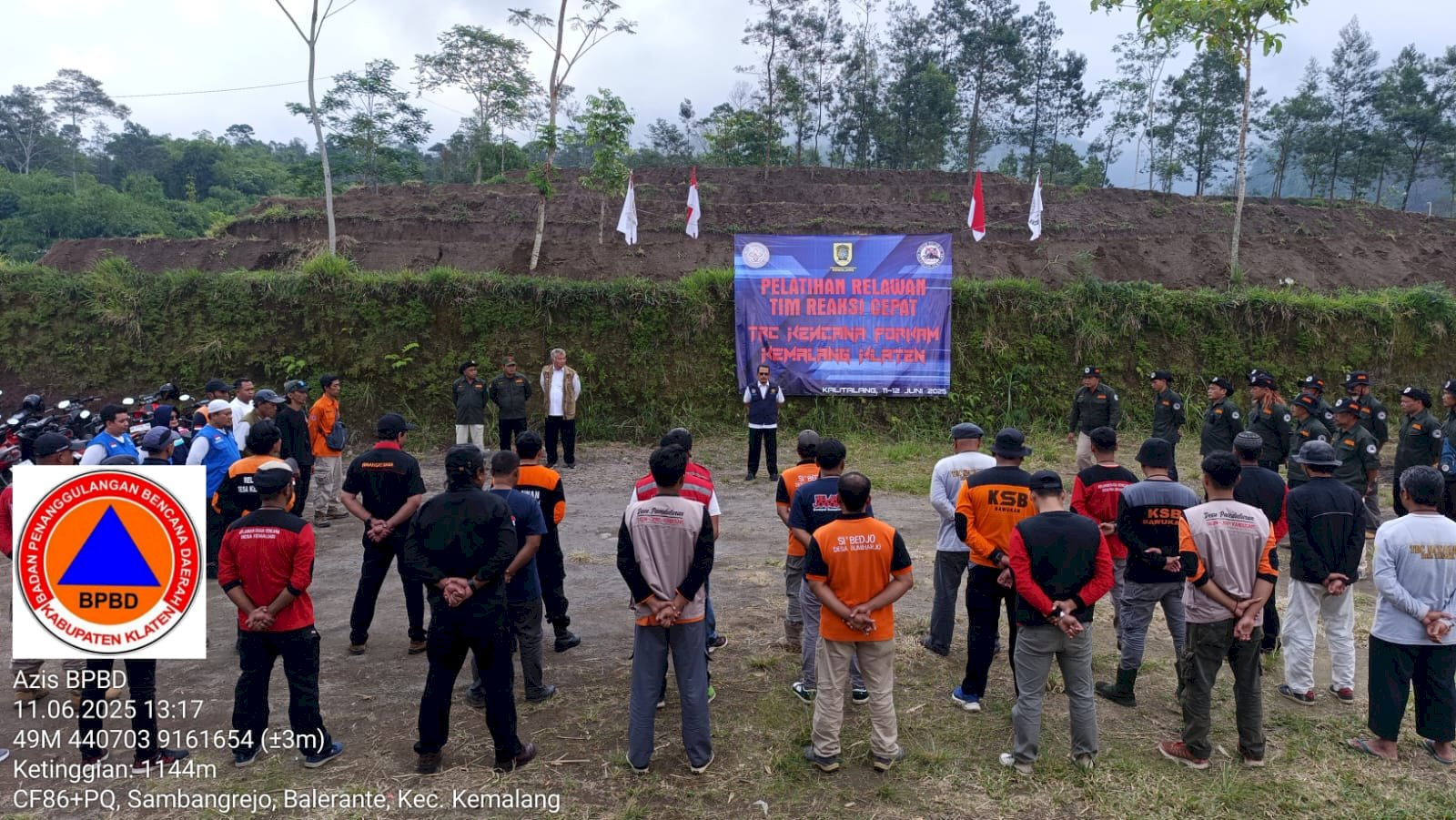 Menjadi Narasumber dalam giat Pembentukan dan Pelatihan TRC (Tim Reaksi Cepat) Kecamatan Kemalang