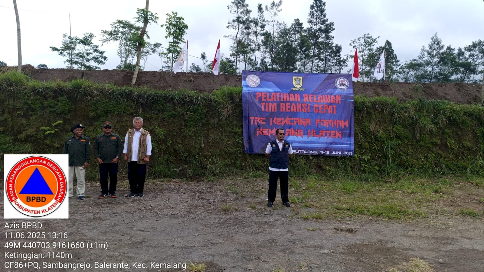 Menjadi Narasumber dalam giat Pembentukan dan Pelatihan TRC (Tim Reaksi Cepat) Kecamatan Kemalang