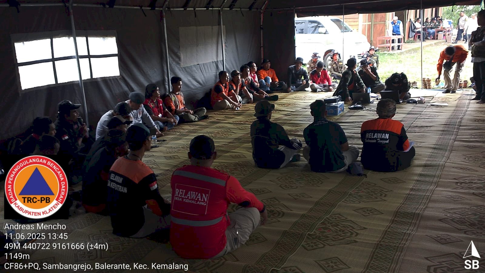 Menjadi Narasumber dalam giat Pembentukan dan Pelatihan TRC (Tim Reaksi Cepat) Kecamatan Kemalang