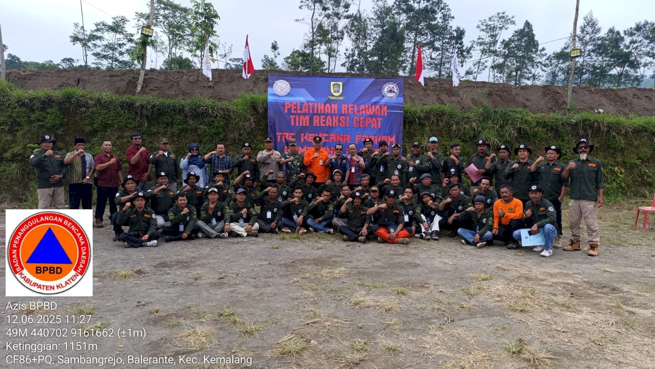 Menjadi Narasumber dalam giat Pembentukan dan Pelatihan TRC (Tim Reaksi Cepat) Kecamatan Kemalang