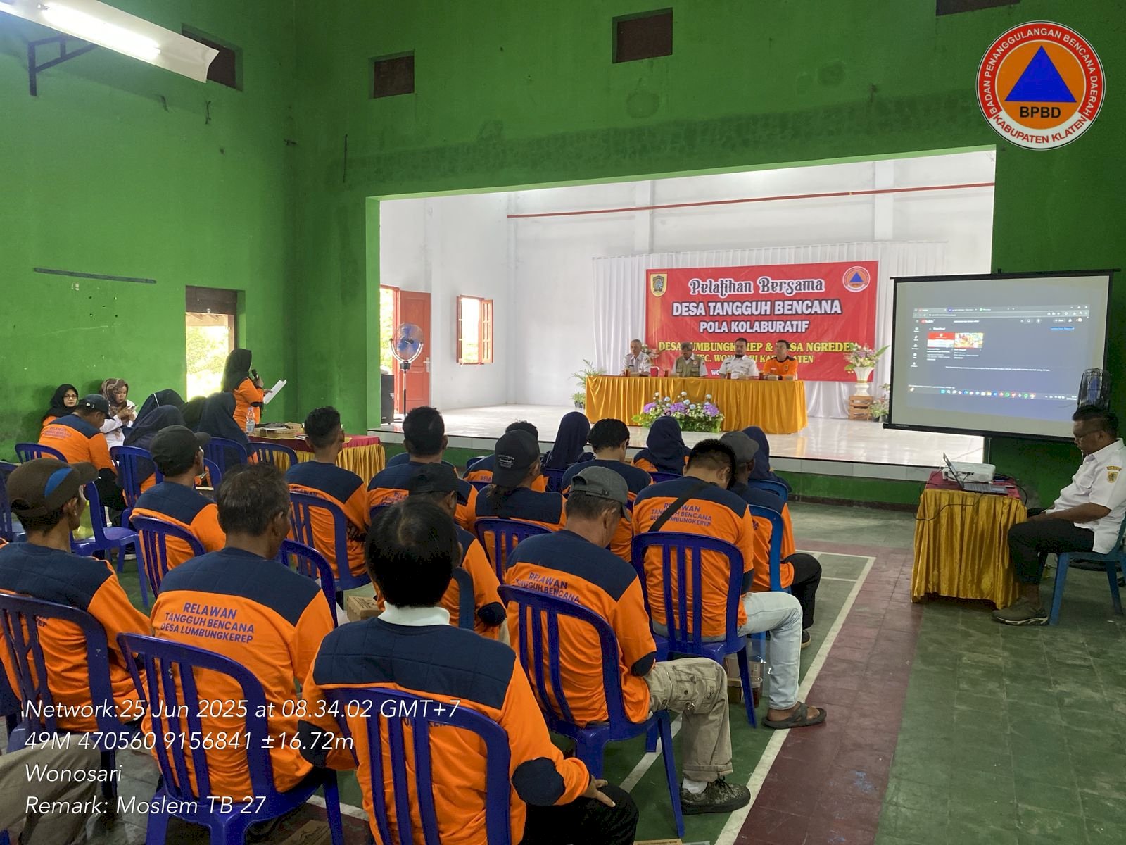 Menjadi Narasumber dalam Giat Pelatihan Bersama DESTANA Pola Kolaboratif se-Kecamatan Wonosari