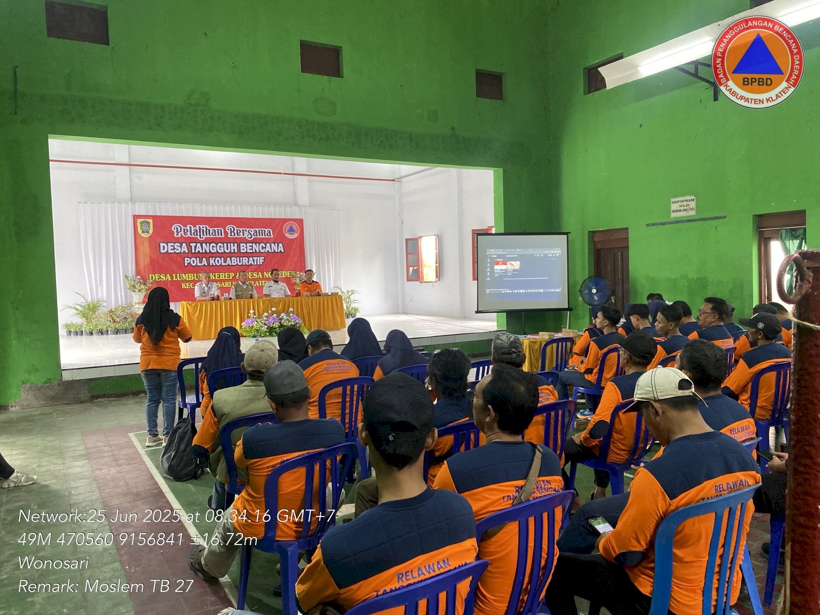 Menjadi Narasumber dalam Giat Pelatihan Bersama DESTANA Pola Kolaboratif se-Kecamatan Wonosari