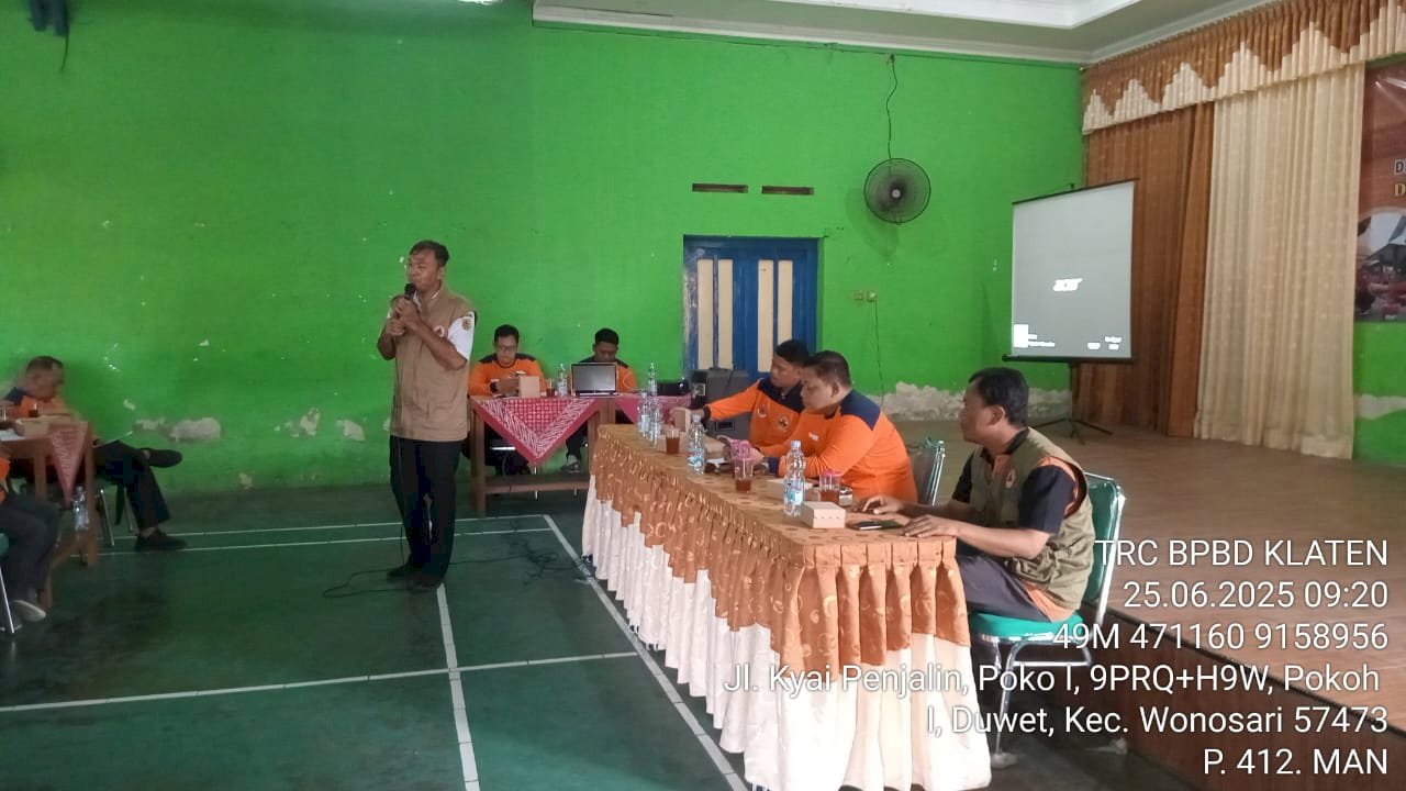 Menjadi Narasumber dalam Giat Pelatihan Bersama DESTANA Pola Kolaboratif se-Kecamatan Wonosari