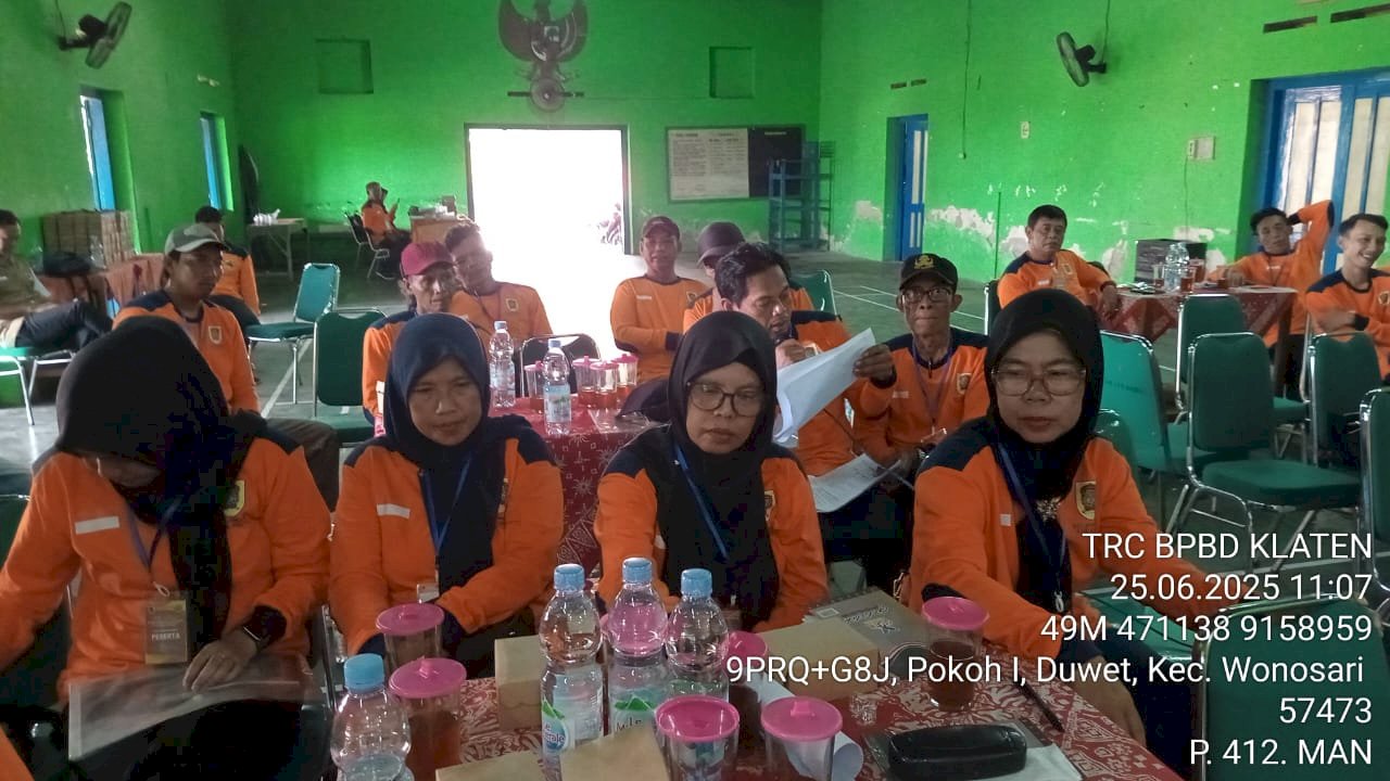 Menjadi Narasumber dalam Giat Pelatihan Bersama DESTANA Pola Kolaboratif se-Kecamatan Wonosari
