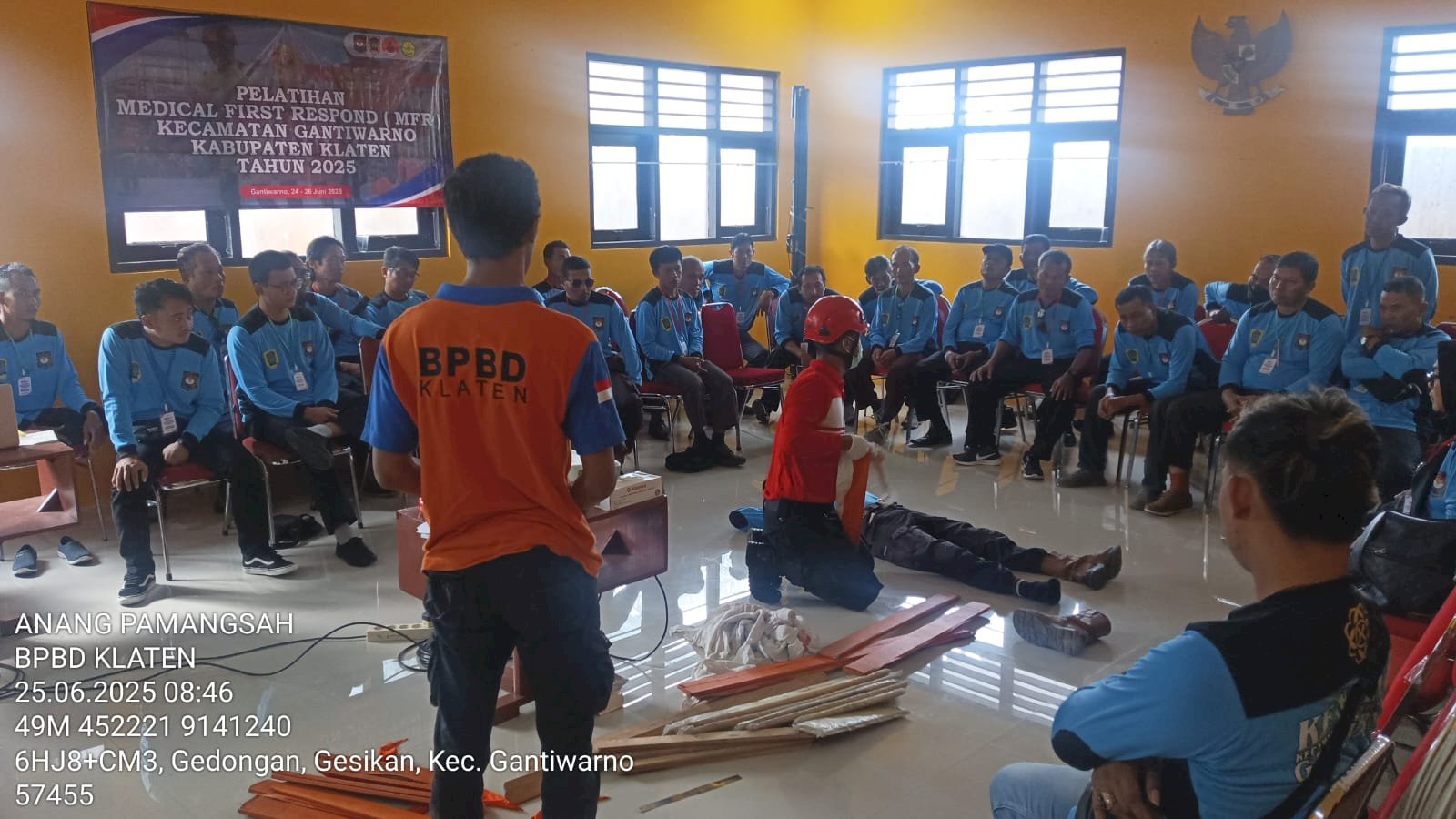 Materi MFR dalam Giat Pengukuhan dan Pelatihan TRC (Tim Reaksi Cepat) Kecamatan Gantiwarno