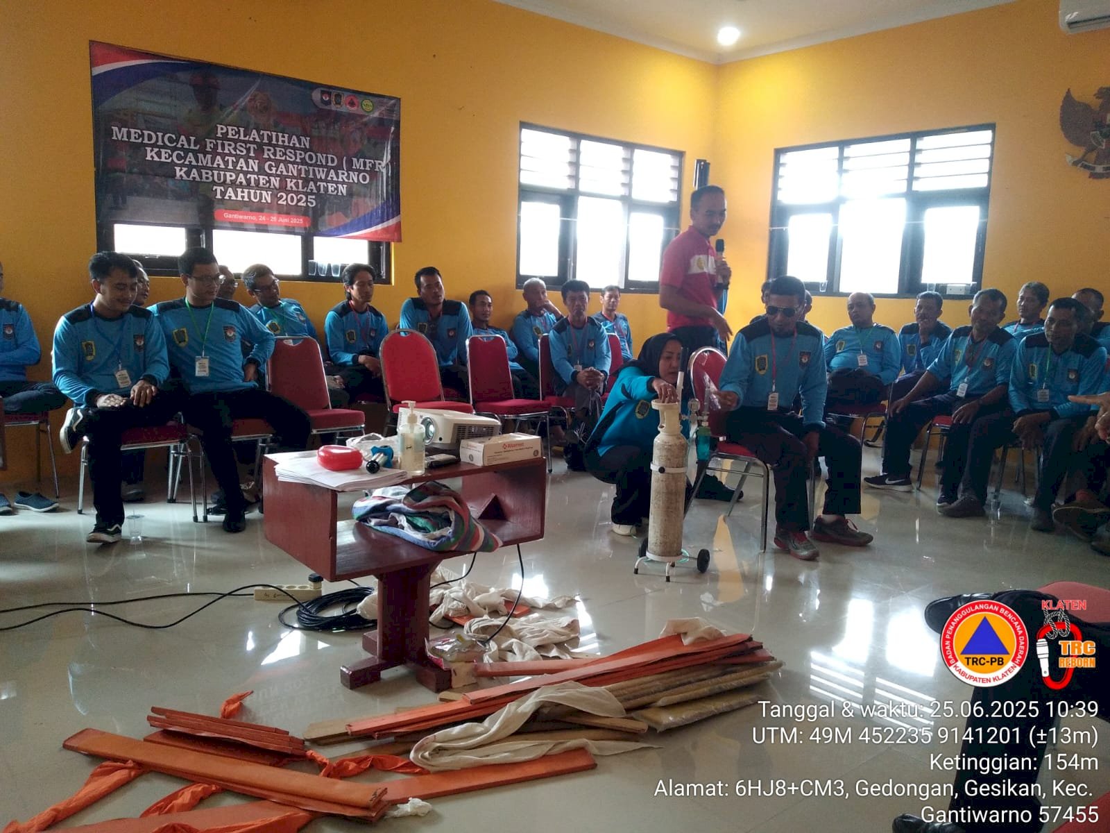 Materi MFR dalam Giat Pengukuhan dan Pelatihan TRC (Tim Reaksi Cepat) Kecamatan Gantiwarno