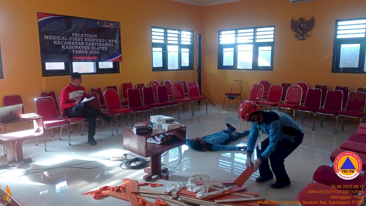 Materi MFR dalam Giat Pengukuhan dan Pelatihan TRC (Tim Reaksi Cepat) Kecamatan Gantiwarno