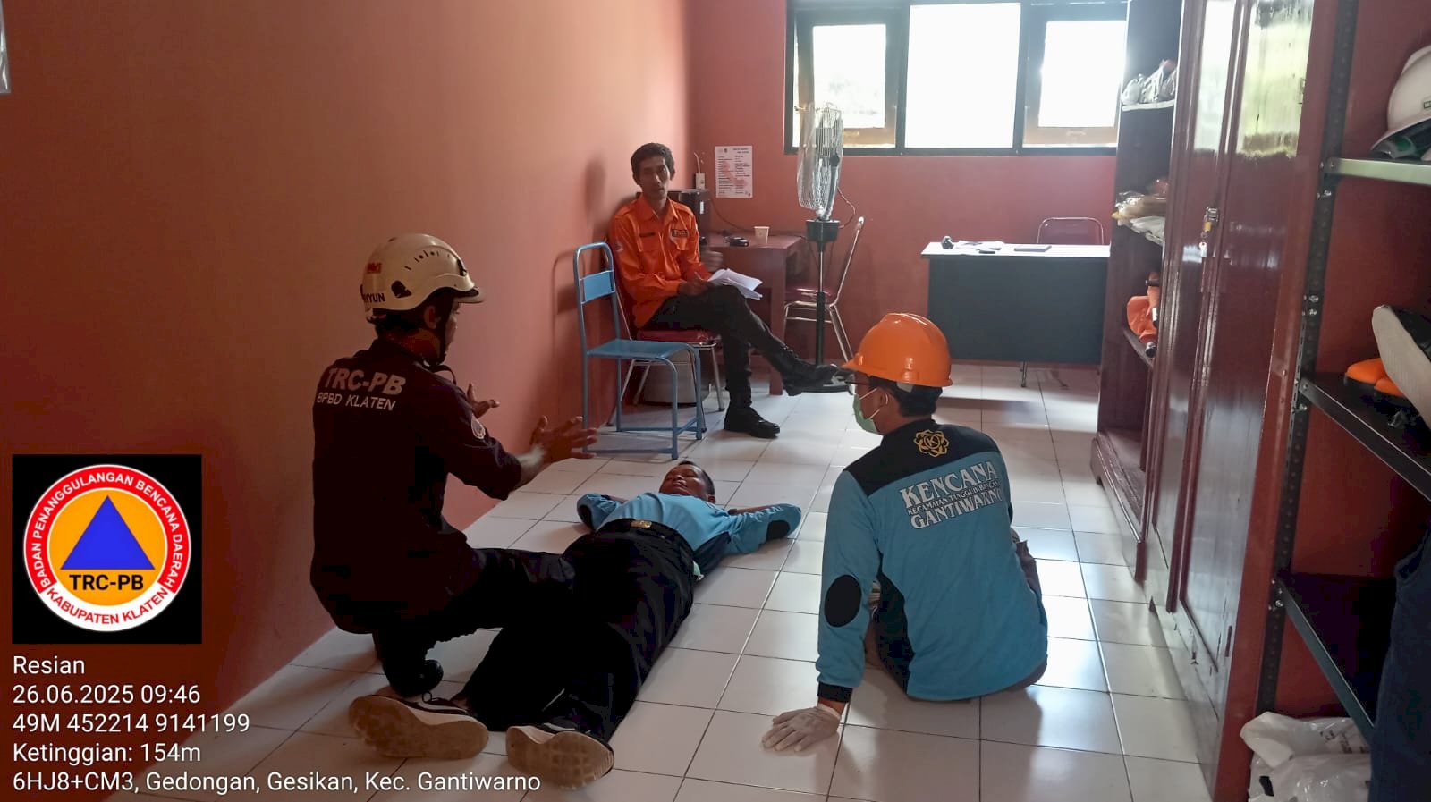 Materi MFR dalam Giat Pengukuhan dan Pelatihan TRC (Tim Reaksi Cepat) Kecamatan Gantiwarno
