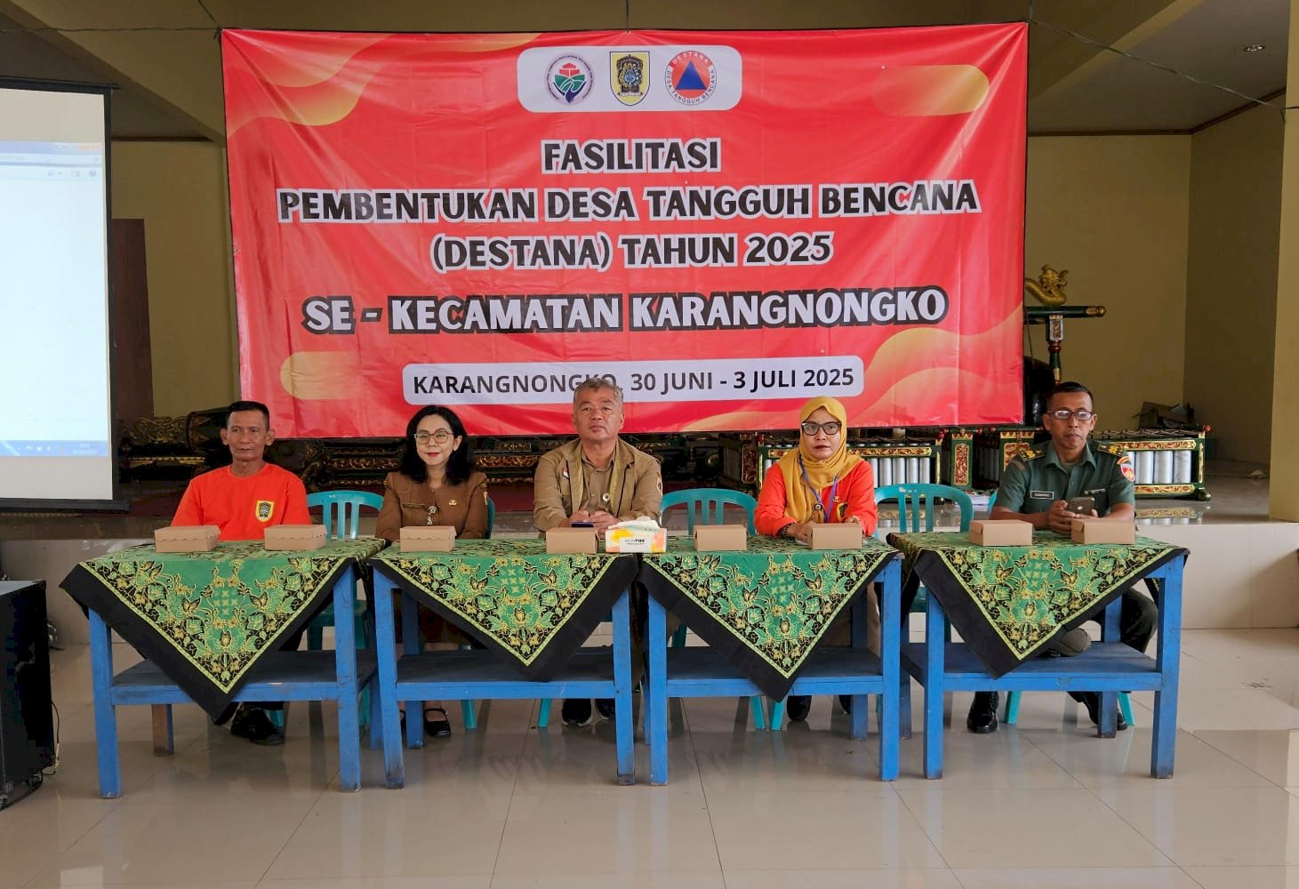 Fasilitasi Pembentukan DESTANA (Desa Tangguh Bencana) se-Kecamatan Karangnongko