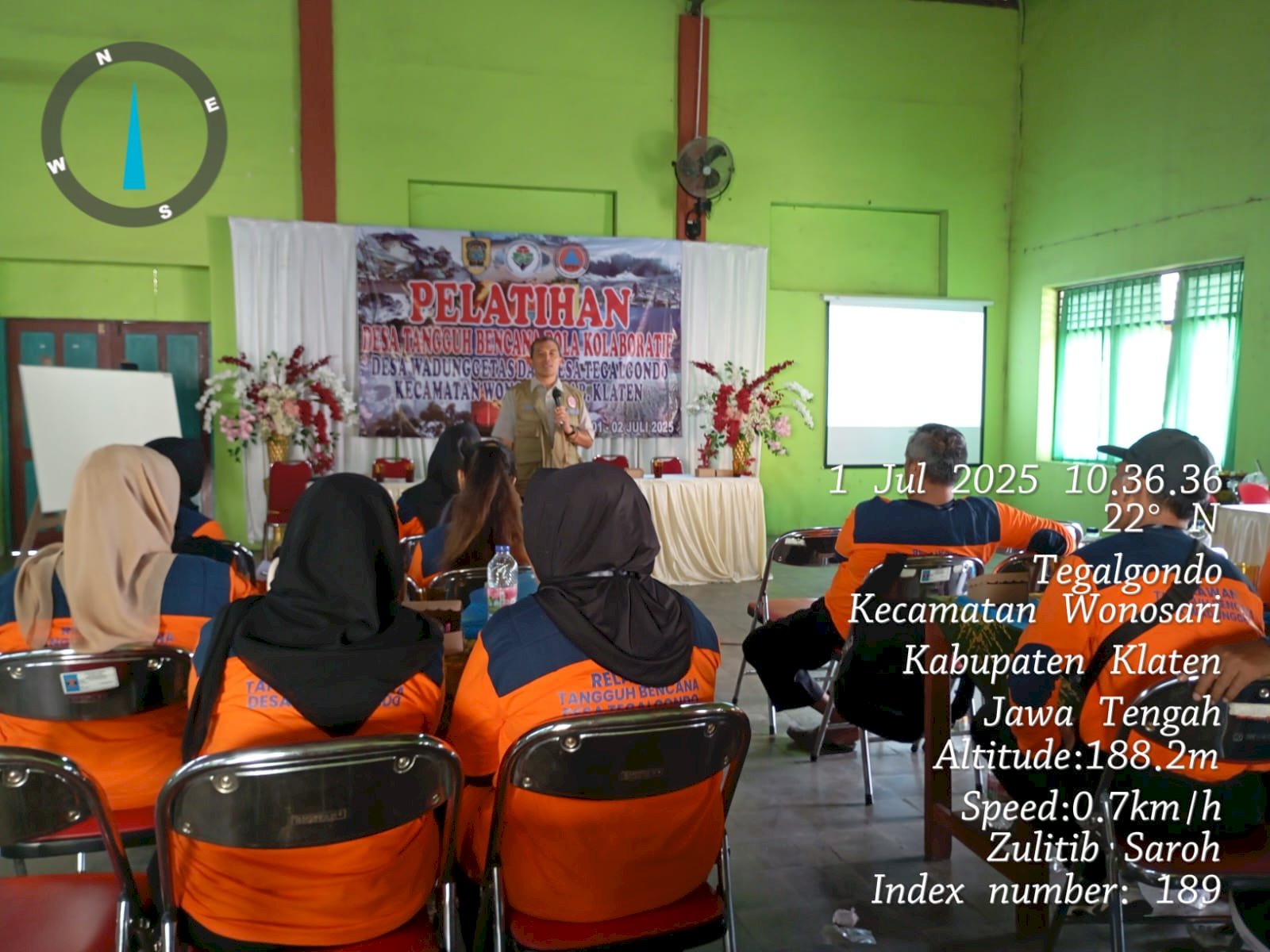 Menjadi Narasumber dalam Giat Pelatihan Bersama DESTANA Pola Kolaboratif desa Wadung Getas dan desa Tegalgondo, Kecamatan Wonosari