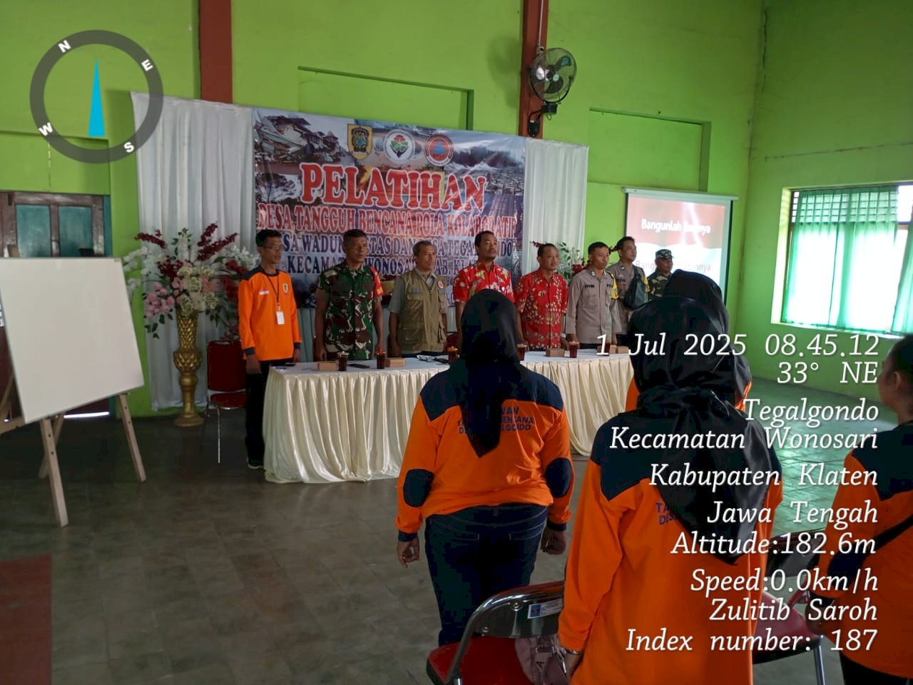 Menjadi Narasumber dalam Giat Pelatihan Bersama DESTANA Pola Kolaboratif desa Wadung Getas dan desa Tegalgondo, Kecamatan Wonosari