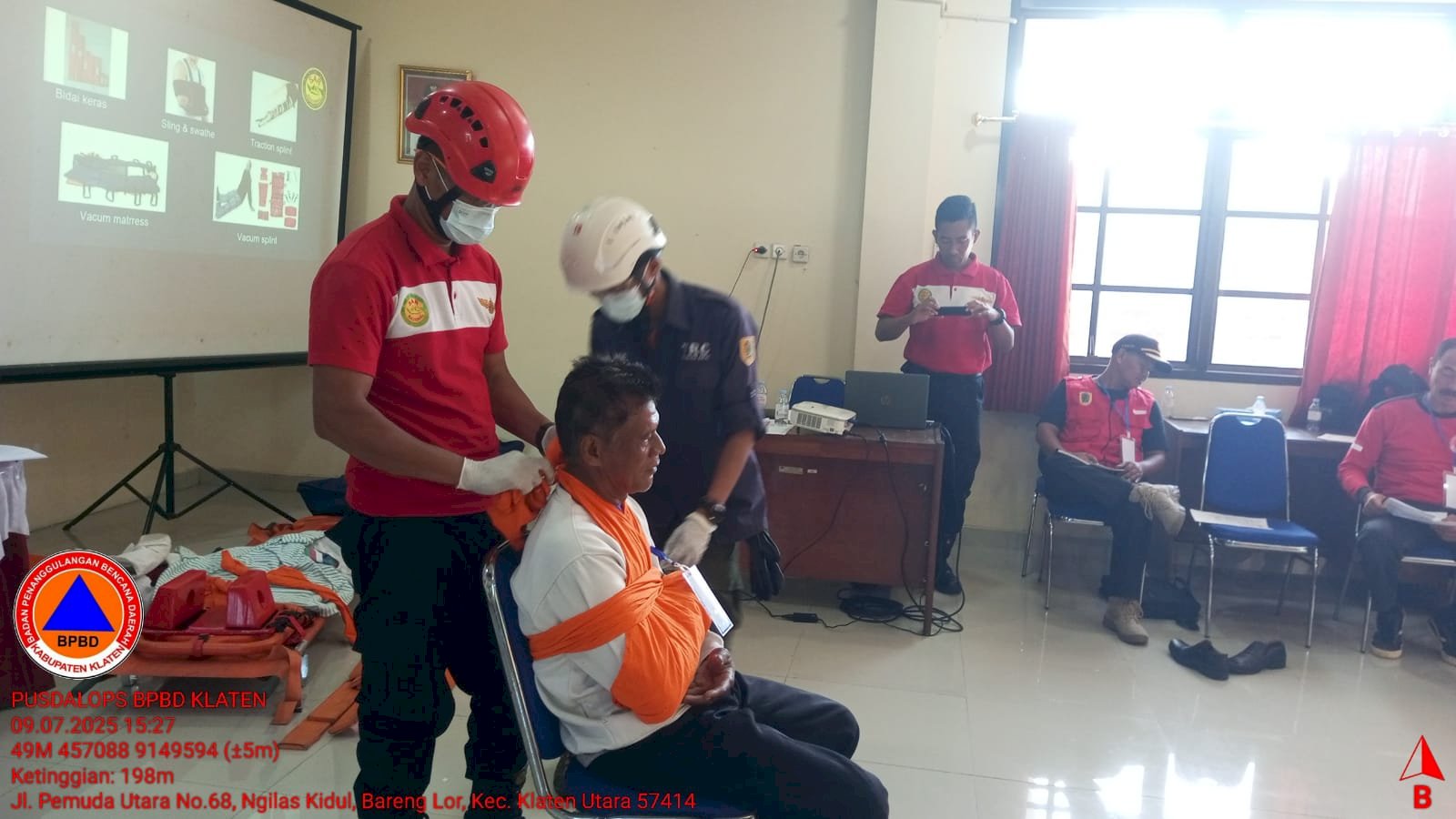 Pelatihan Medical First Respond (MFR) Bagi Relawan Kecamatan Klaten Utara
