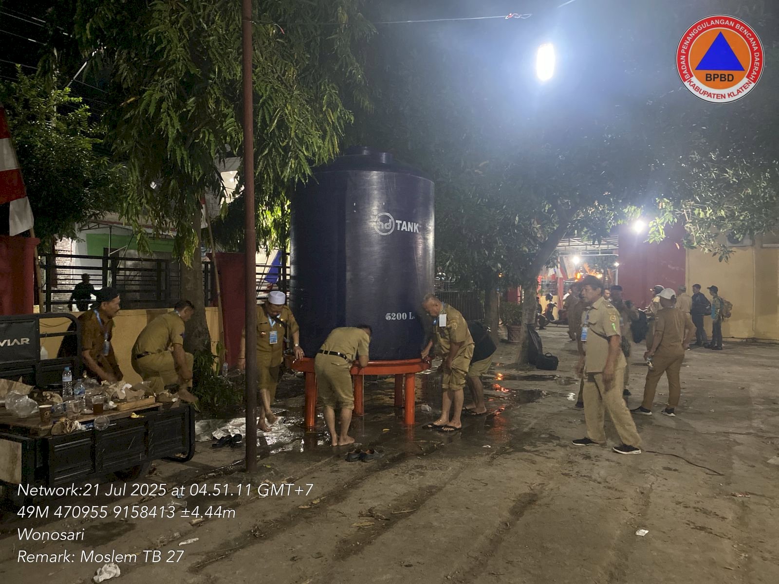 Peluncuran Kopdes Merah Putih, BPBD Klaten Siapkan 4 Truk Tangki Untuk Ketersediaan Air Bersih