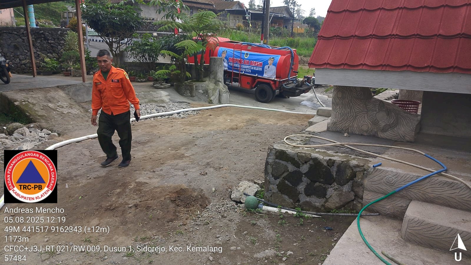 Distribusikan Air Bersih 12 Tangki di Empat Desa, Kecamatan Kemalang