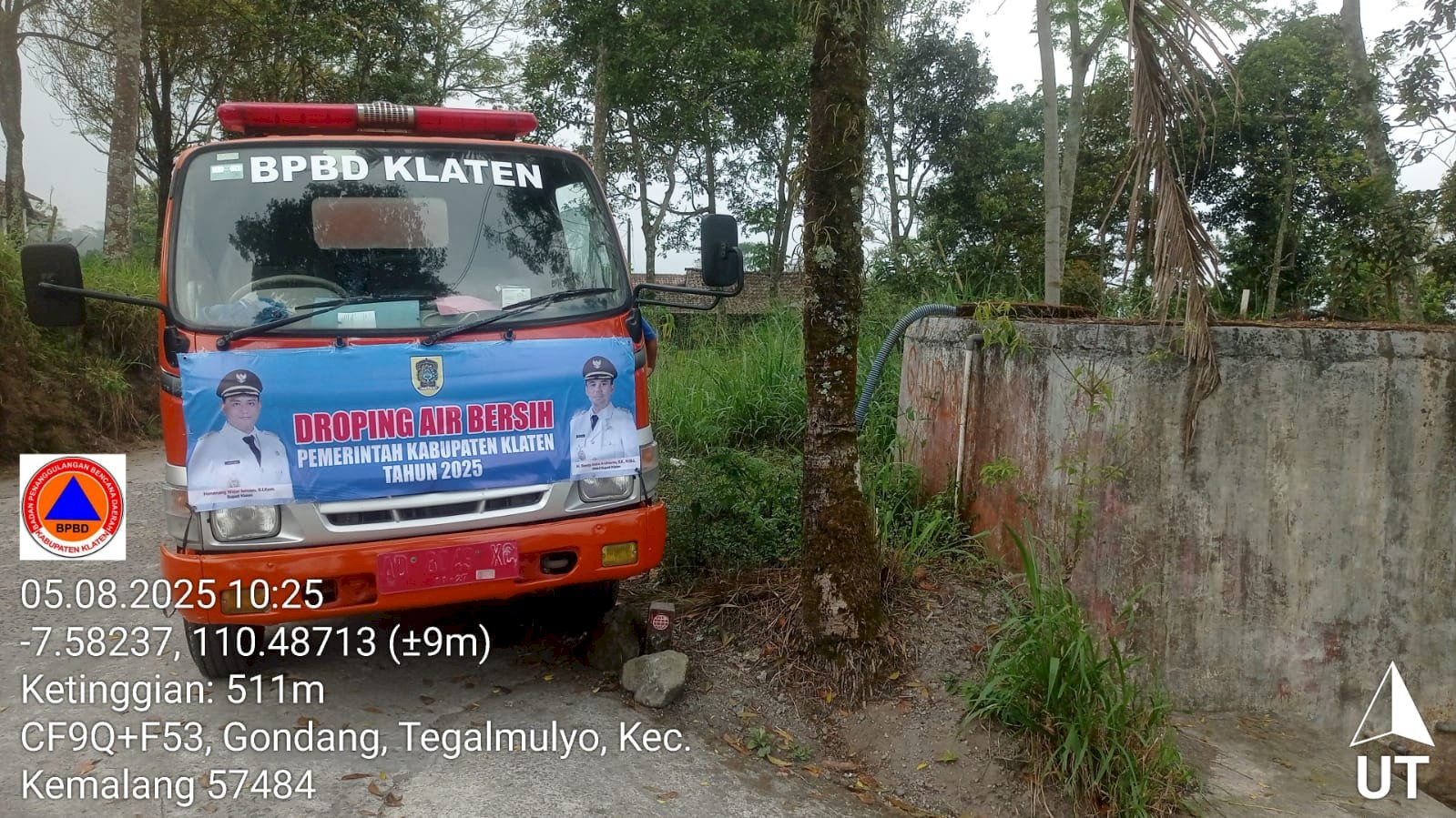 Distribusikan Air Bersih 12 Tangki di Empat Desa, Kecamatan Kemalang
