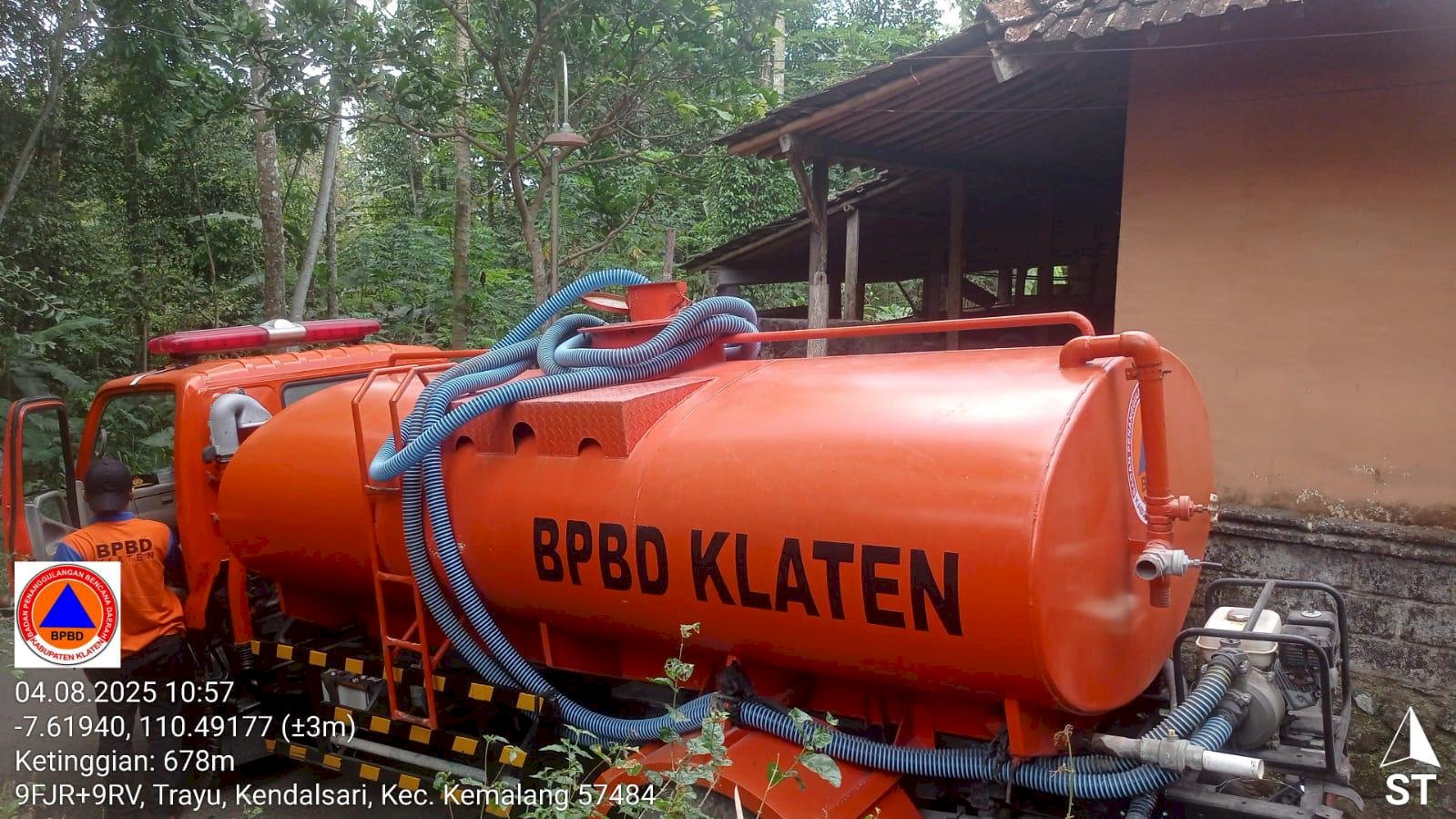 Distribusi Air Bersih ke Rumah Penyandang Disabilitas di Kecamatan Kemalang, Kabupaten Klaten