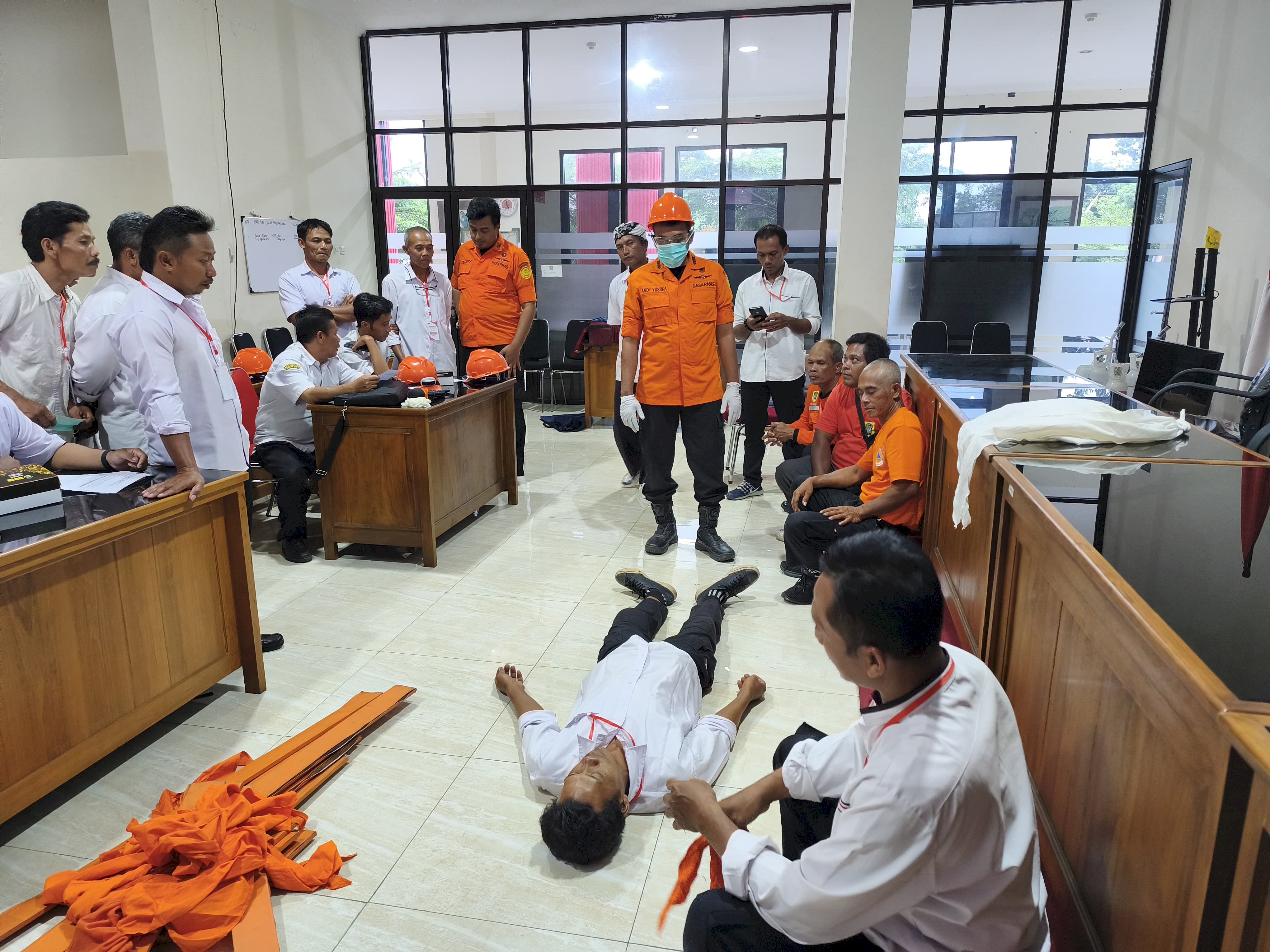Pelatihan Medical First Respond (MFR) Bagi Relawan Kecamatan Karangnongko di BPBD Kabupaten Klaten