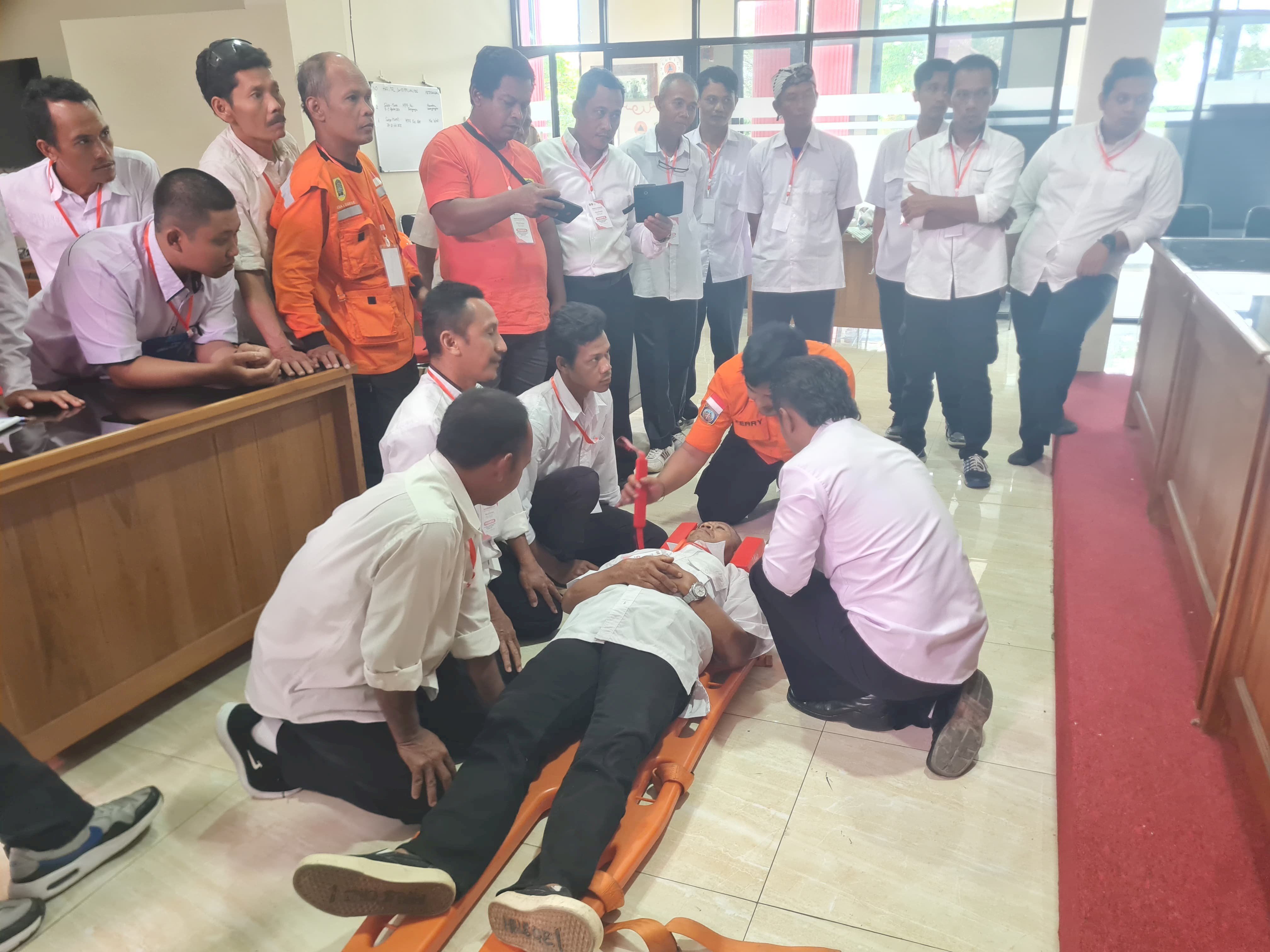 Pelatihan Medical First Respond (MFR) Bagi Relawan Kecamatan Karangnongko di BPBD Kabupaten Klaten