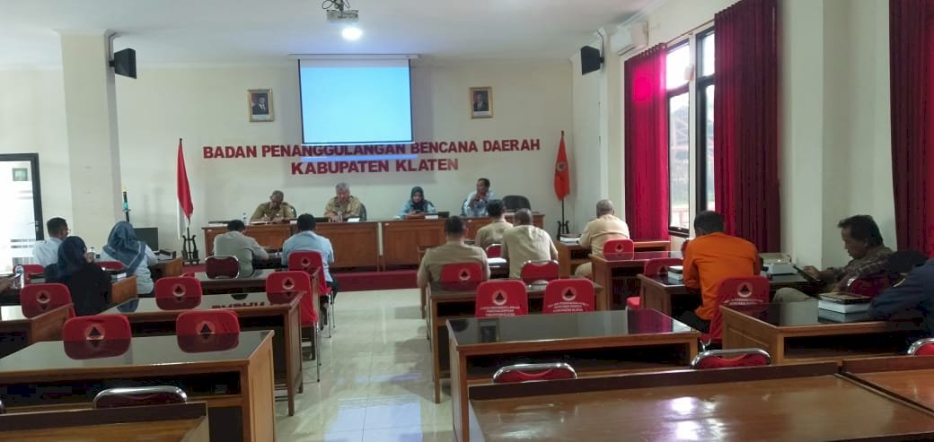 Kunjungan Kerja dari BPBD Kabupaten Sleman di BPBD Kabupaten Klaten