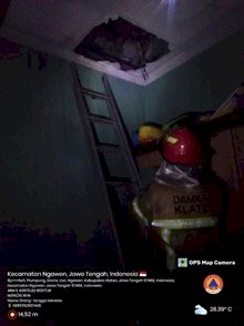 Kebakaran Rumah Perum Cemara Hijau Blok B, Desa Drono, Kecamatan Ngawen