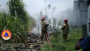 Kebakaran Lahan Desa Sekaran Kecamatan Wonosari