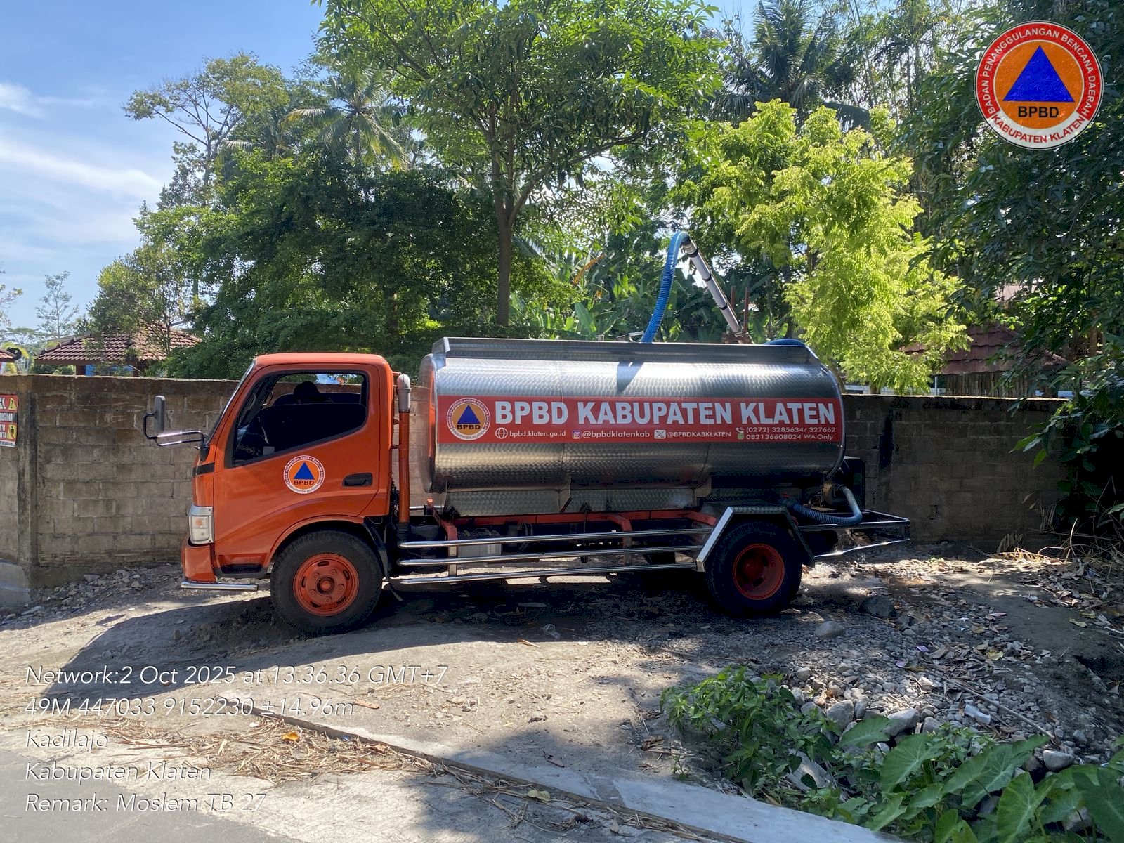 Distribusi Air Bersih Di Kecamatan Kemalang