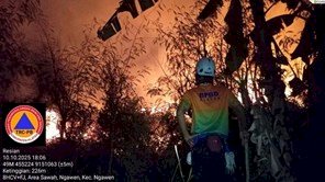 Kebakaran Lahan Tebu Di Kecamatan Ngawen
