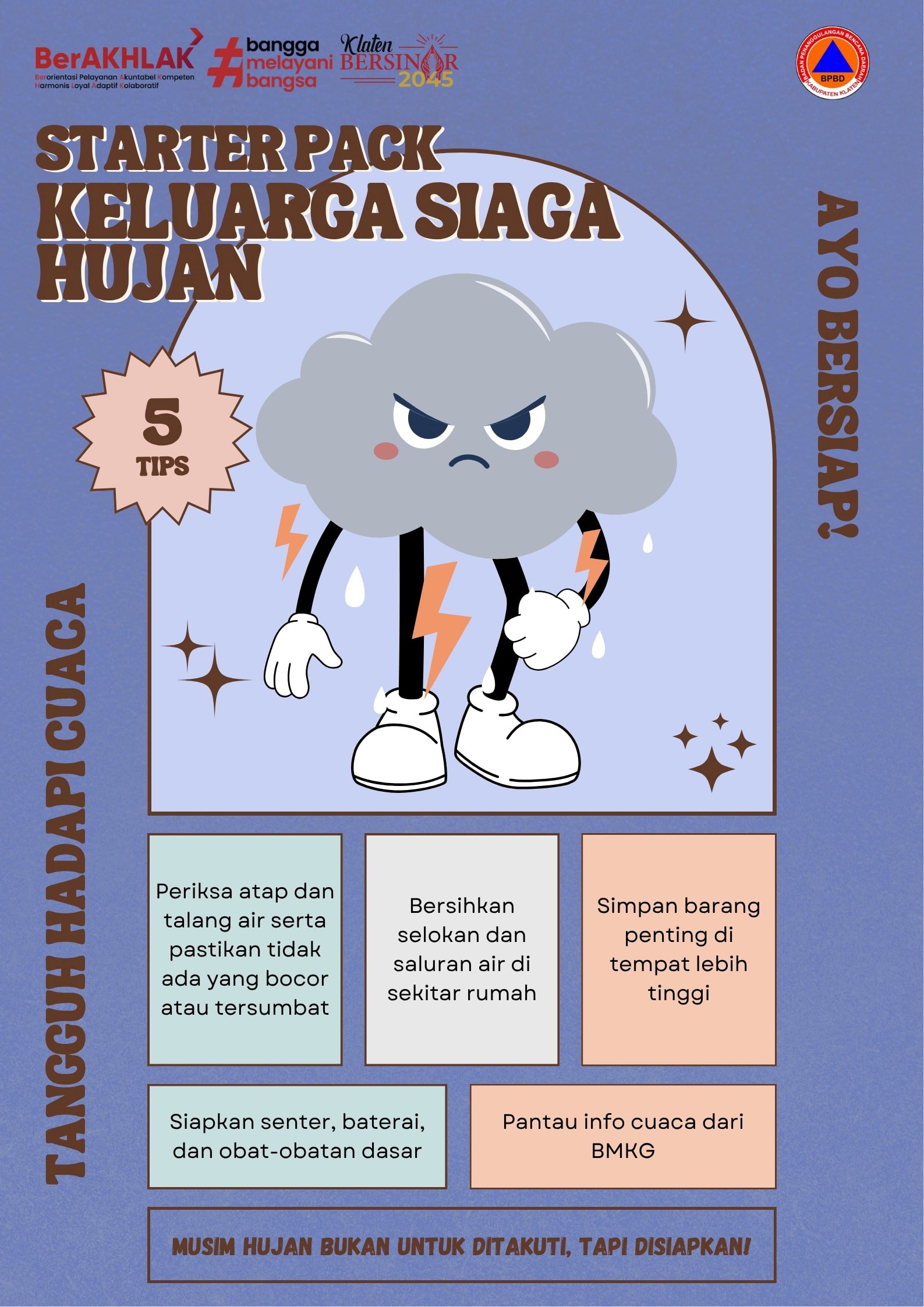 Starter Pack Keluarga Siaga Hujan!