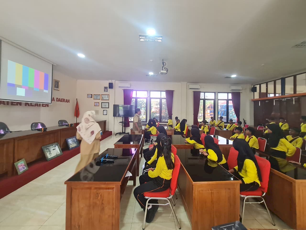 Kunjungan Edukasi Bencana dari SD Negeri Gemampir, Kecamatan Karangnongko