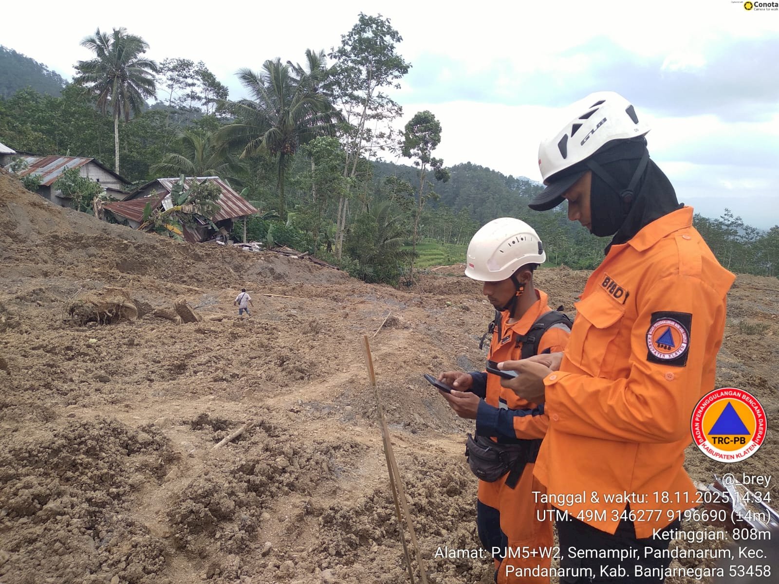 BPBD Kabupaten Klaten Kirim Personil BKO Bencana Tanah Longsor di Kabupaten Banjarnegara
