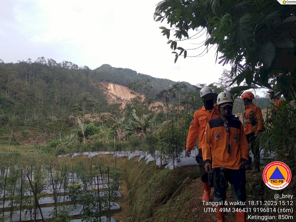 BPBD Kabupaten Klaten Kirim Personil BKO Bencana Tanah Longsor di Kabupaten Banjarnegara