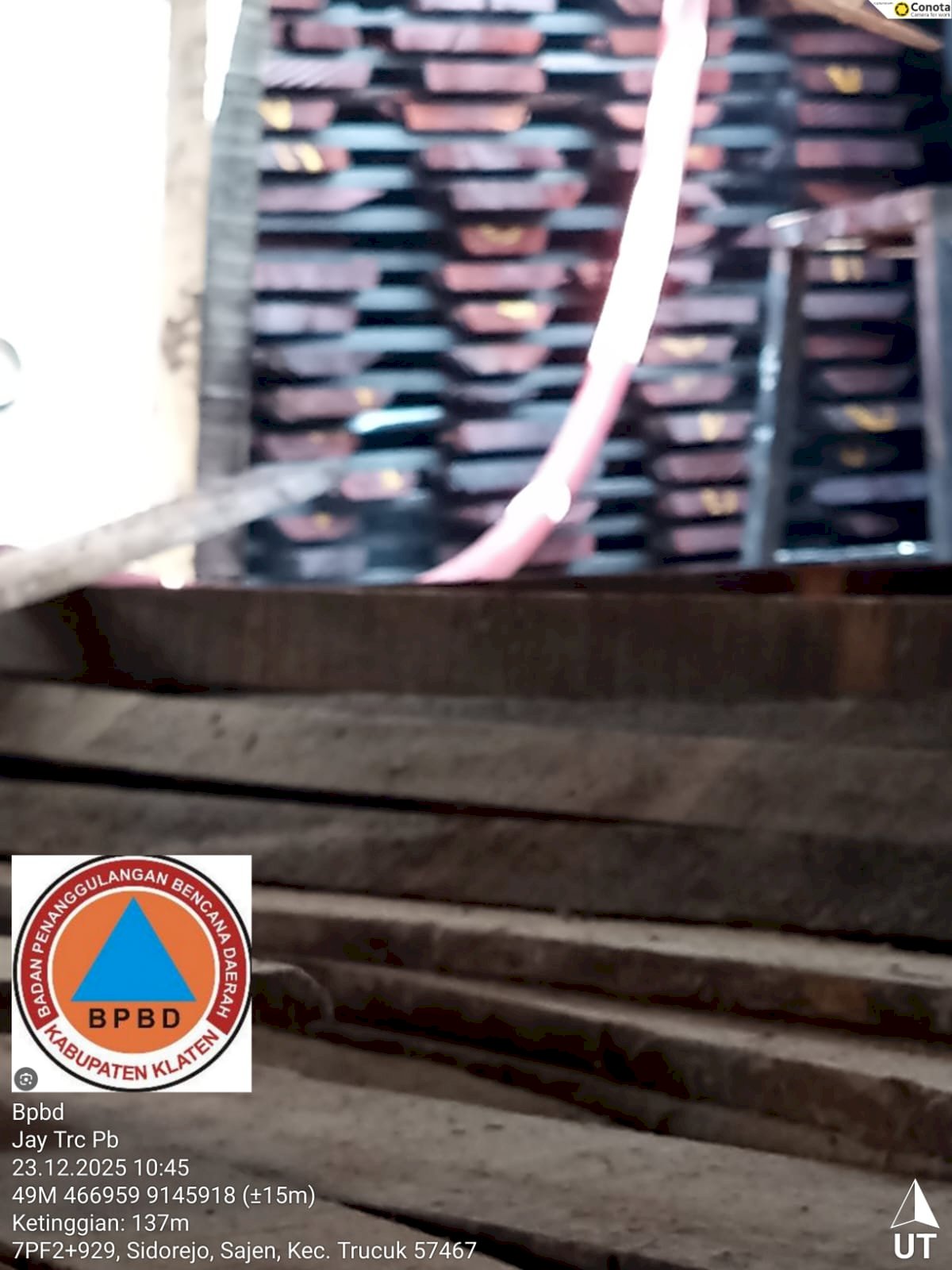 Kebakaran Oven Kayu di Desa Sajen, Kecamatan Trucuk