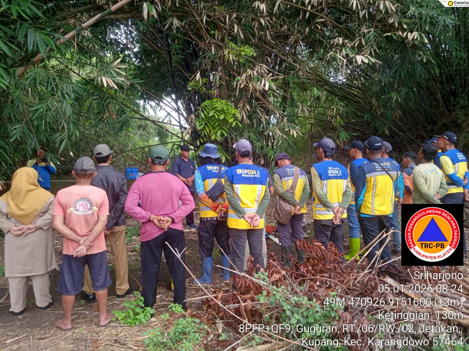 Giat Gotong Royong Pembersihan Rumpun Bambu Roboh di Desa Kupang, Kecamatan Karangdowo