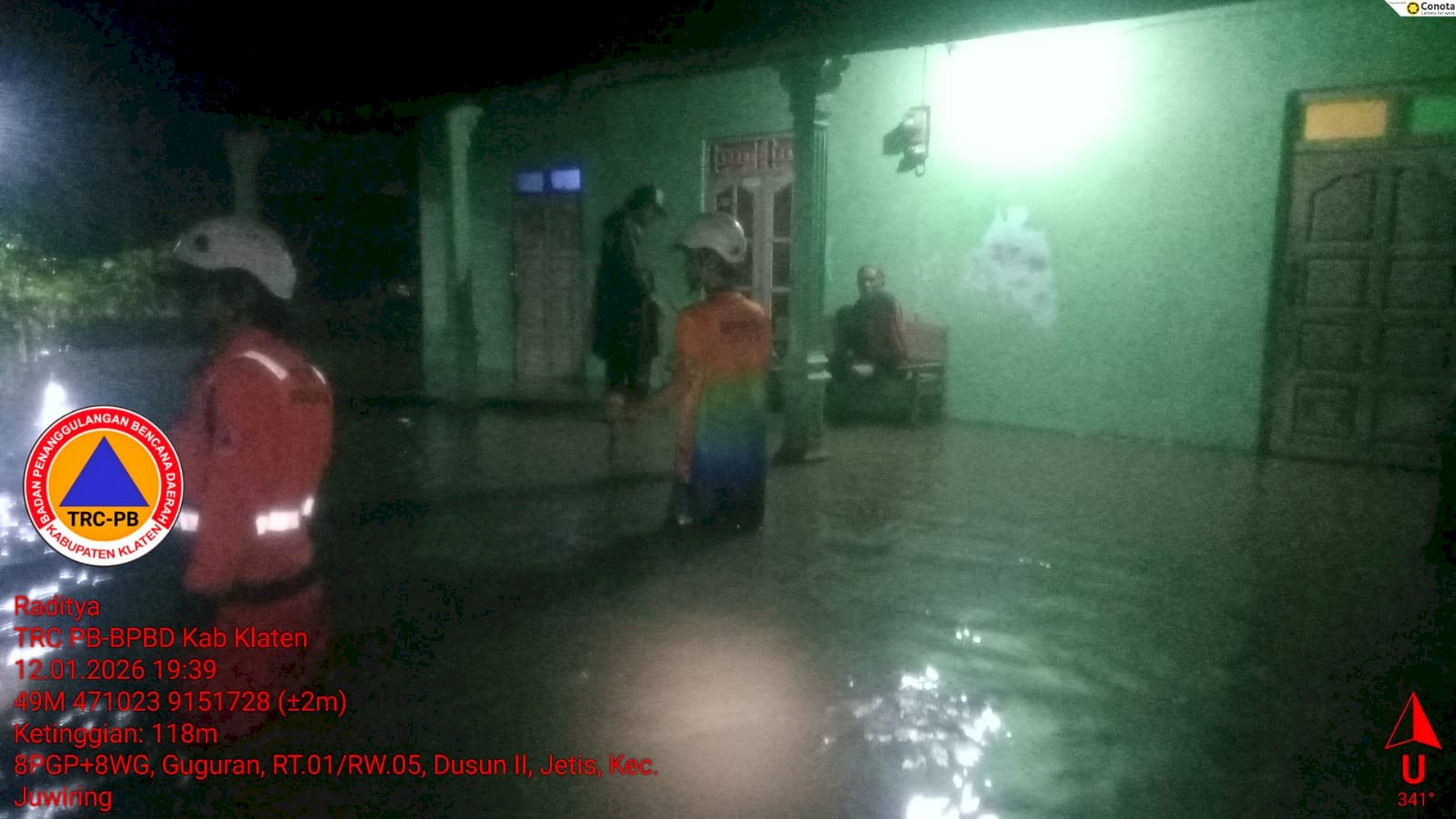 Hujan Lebat, Sebabkan Banjir dan Angin Kencang di 7 Kecamatan