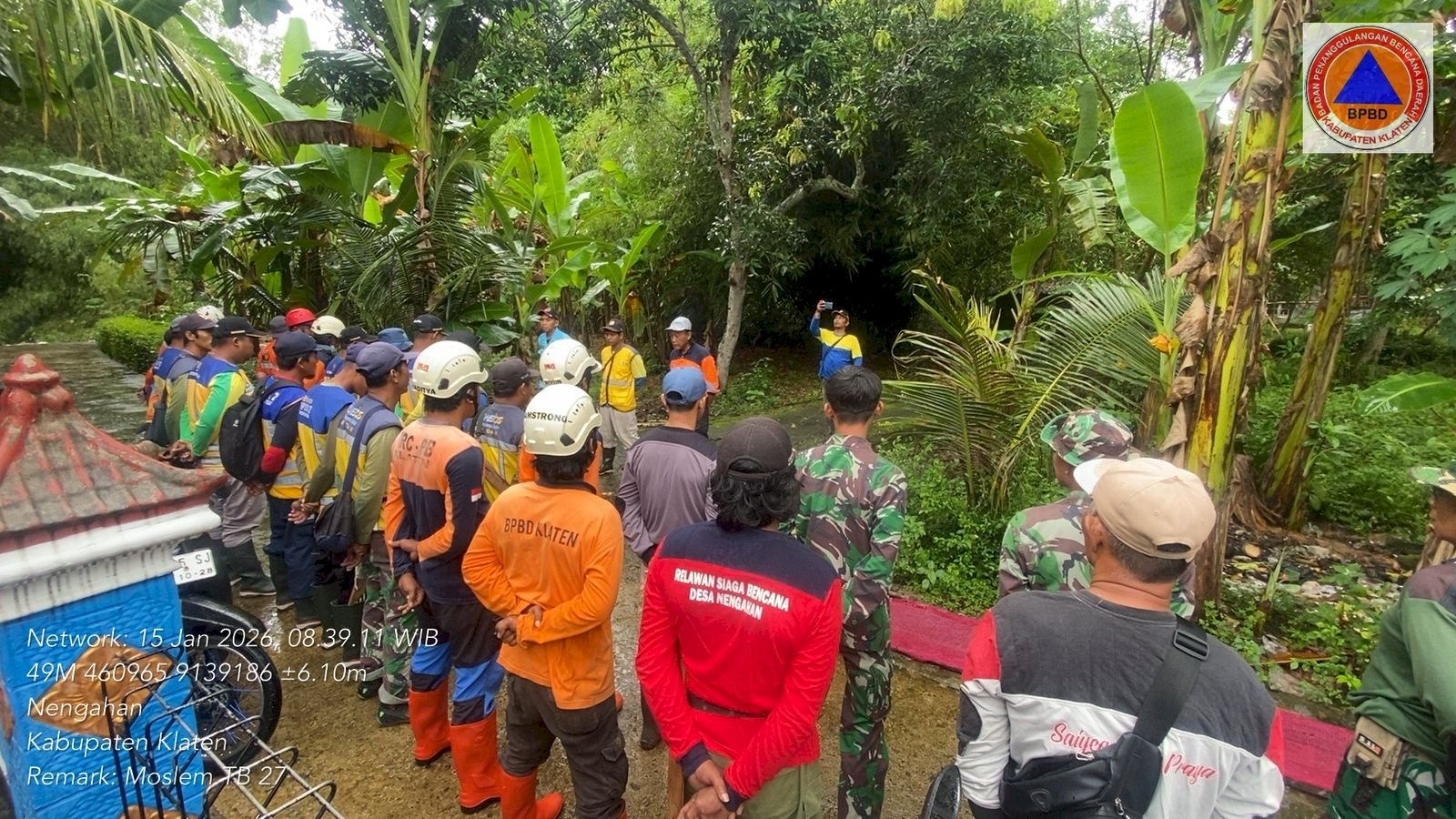 Gotong Royong Pembersihan Aliran Sungai di Kaliture Desa Nengahan, Kecamatan Bayat