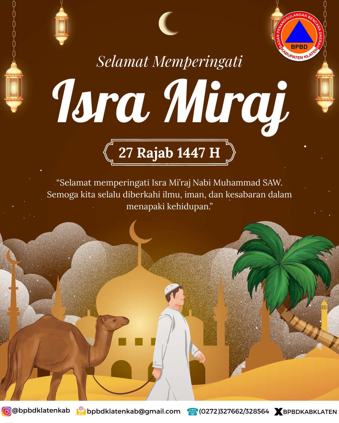 Selamat Memperingati Isra Miraj 27 Rajab/ 1447 H