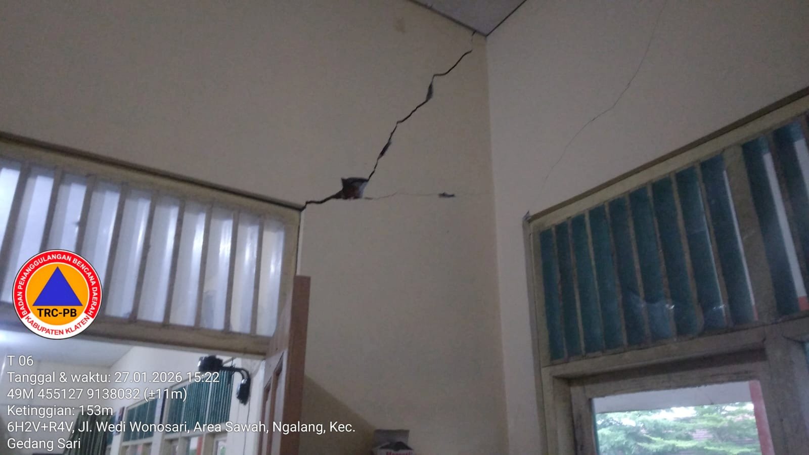 Assessment Dampak Gempa Bumi di SMKN 1 Gantiwarno