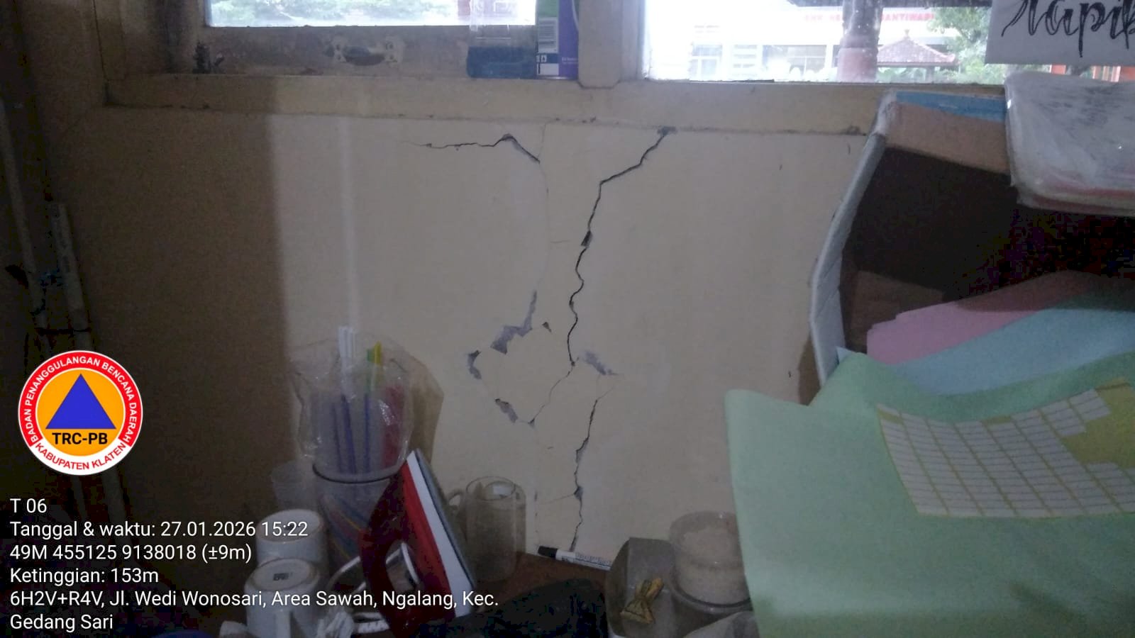 Assessment Dampak Gempa Bumi di SMKN 1 Gantiwarno